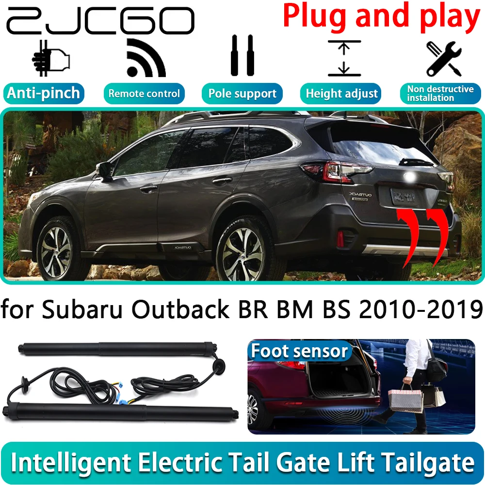 ZJCGO for Subaru Outback BR BM BS 2010-2019 Electric Powered Tailgate Power Liftgate Automatic Tailgate System With Foot Sensor
