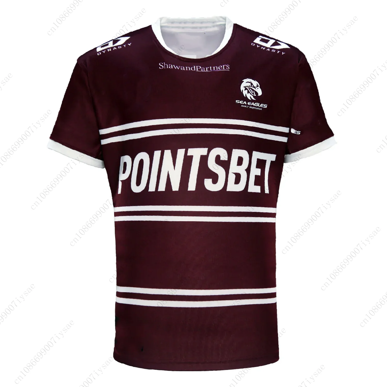 Sea Eagles Team 24 New Arrival Man Rugby Jersey Summer Fathion Breathable New Training Jersey Football Oversized For Adult&Kid