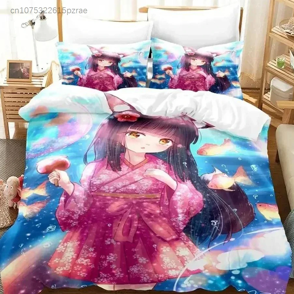 アニメ-アズールレーン-3d寝具セット-シングル-ツイン-フル-クイーン-キングサイズ-ベッドセット-大人-子供用-寝室用掛け布団カバーセット-ベッドシーツセット