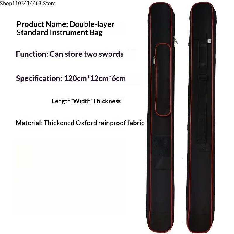 Double Layer Tai Chi Sword Bag Martial Arts Knife Bag  Oxford Fabric