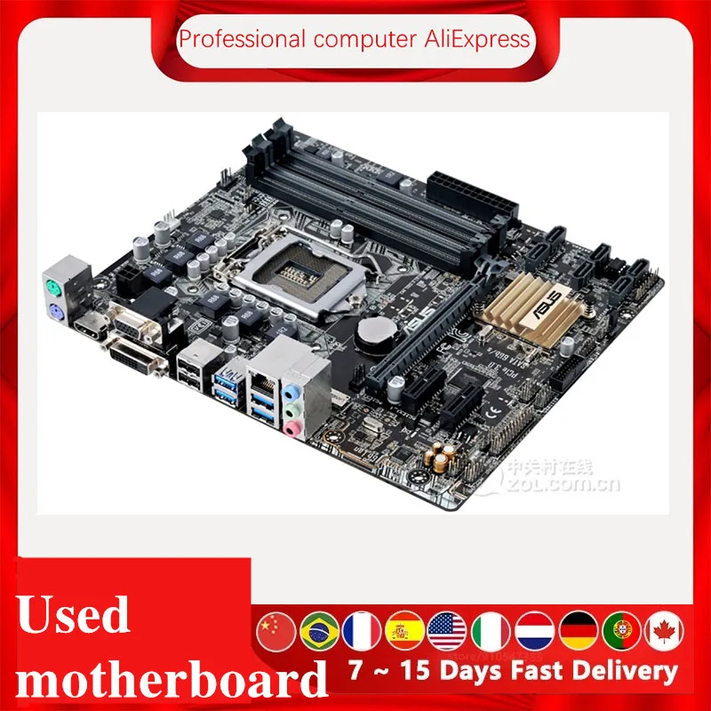 For Asus B150M-A D3 Original Used Desktop Intel B150 B150M DDR3 Motherboard LGA 1151  i7/i5/i3 USB3.0 SATA3