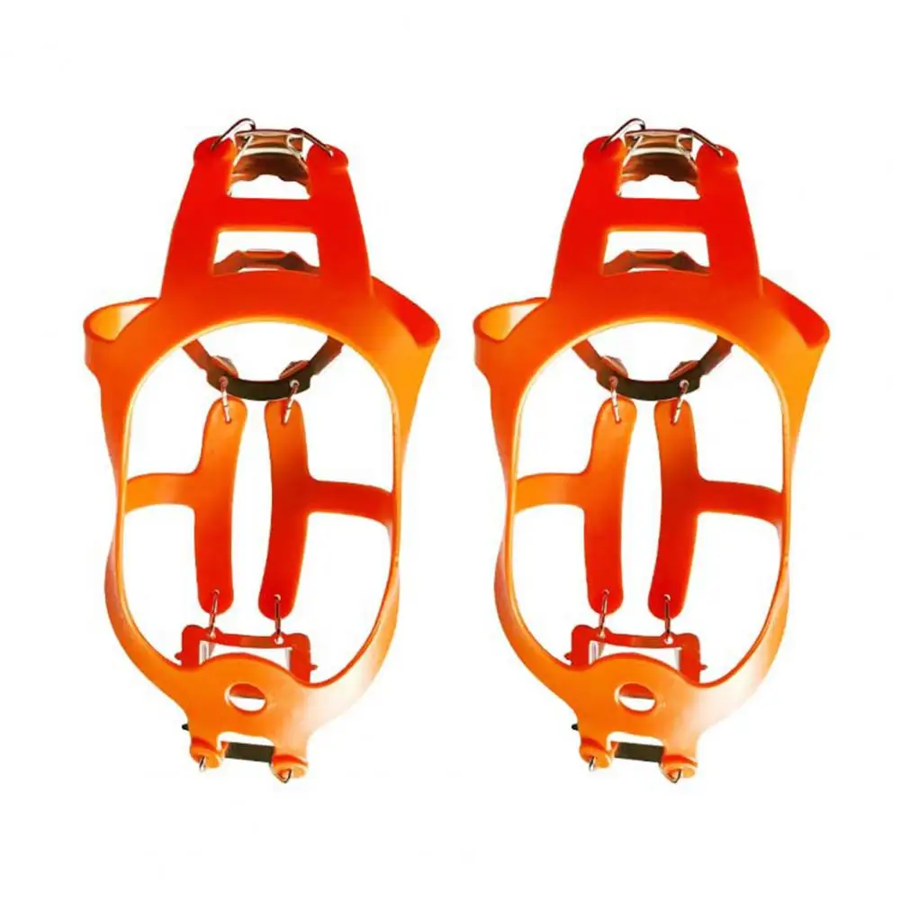 

1 Pair 18 Teeth Crampons Anti-slip Stainless Steel Crampons Traction Cleats Shoes Ice Grippers Winter Activities