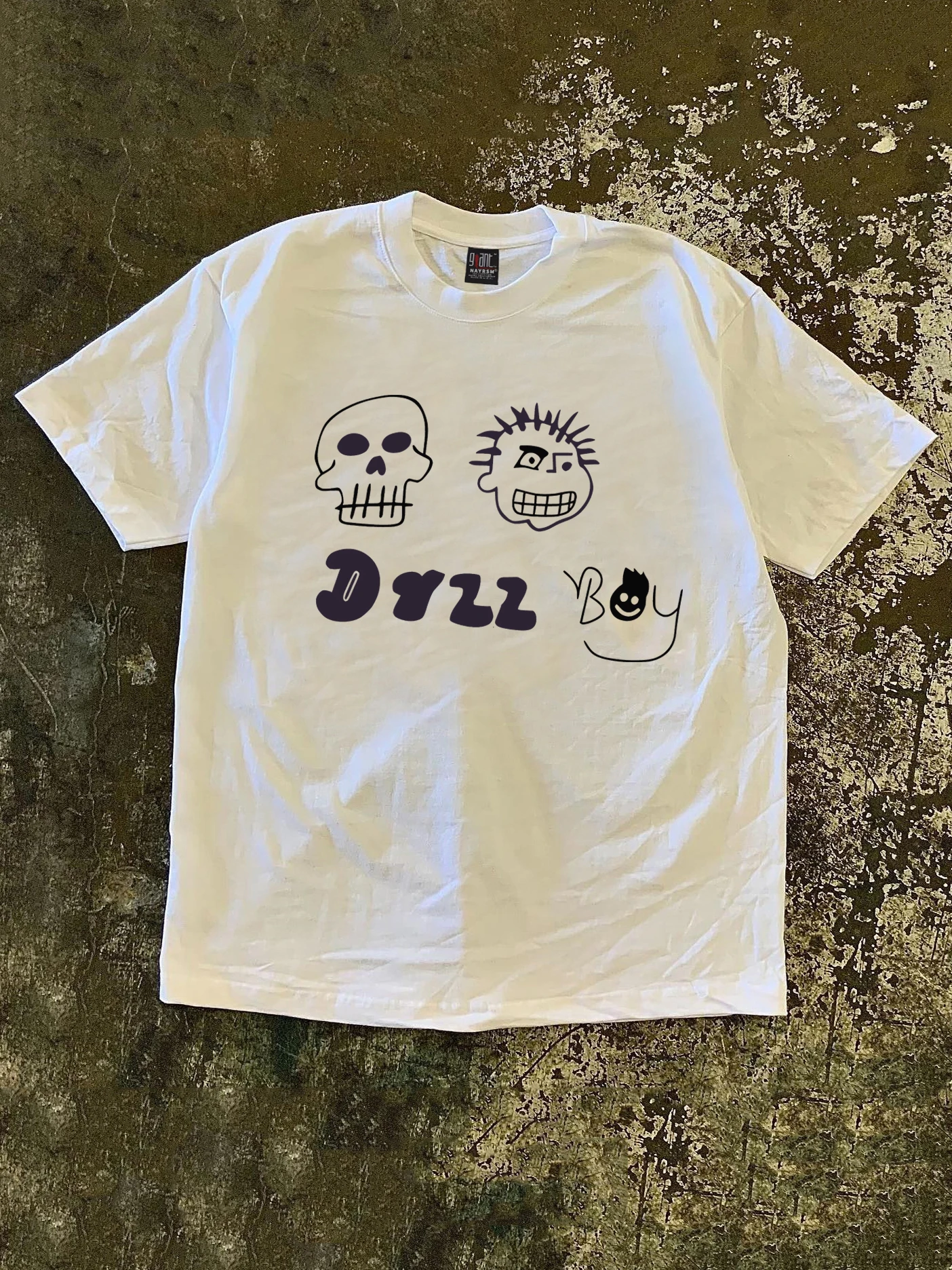 Little Chen Story Multi 260g Heavyweight Pure Cotton Explosion Boy Hip Hop  Design Sense Ins Short Sleeve T Shirt