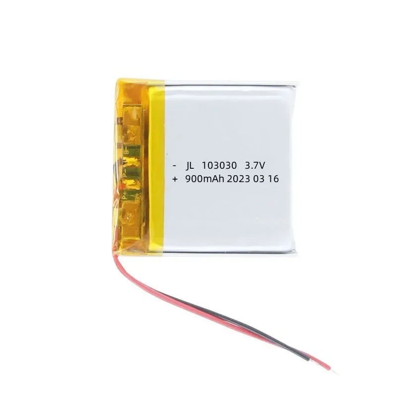 

103030 Battery 3.7V 900mAh Lithium Polymer Rechargeable Batteries 2LiPo for Headset Bluetooth Headset Speaker Fan Air Purifier