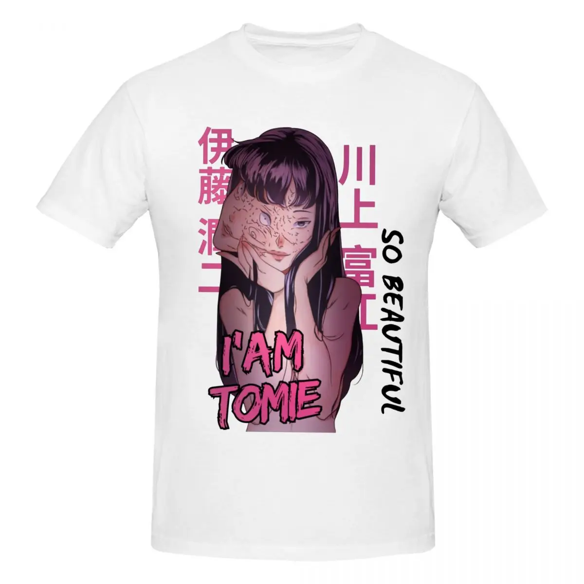Tomie Junji Ito Awesome T Shirts Graphic Y2K Idea Crewneck T Shirt For Men Women Clothes