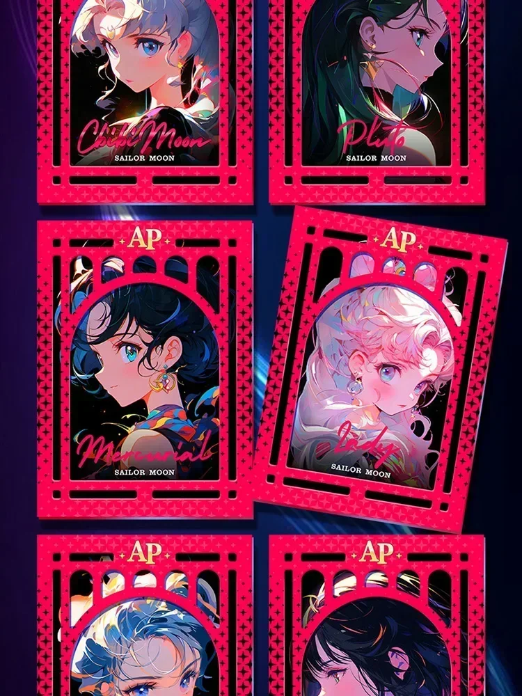 New Sailor Moon Awakening The Universe Series Trading Collection Card Moonlight Crystal Fantasy Magic Card Flash Card Toy Gifts