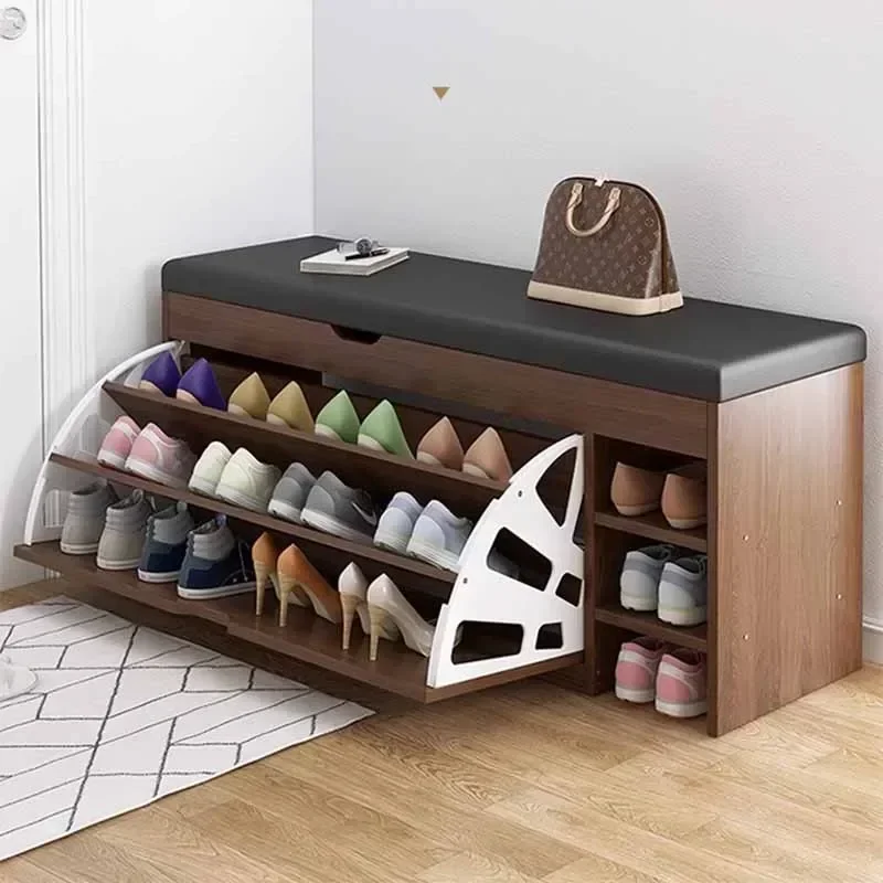 Meuble de Rangement Nordique Minimaliste pour Chaussures, Meuble de Maison, pour Salon, Couloir, Étagère T1, délégations