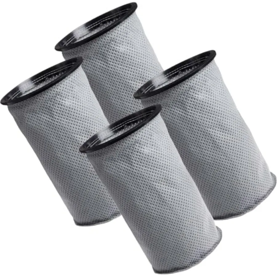 

4 Replacement Reusable Cloth 10QT Vacuum Bags Compatible with ProTeam Part # 100565 - Fits ProTeam Coachvac, Super CoachVac, Me