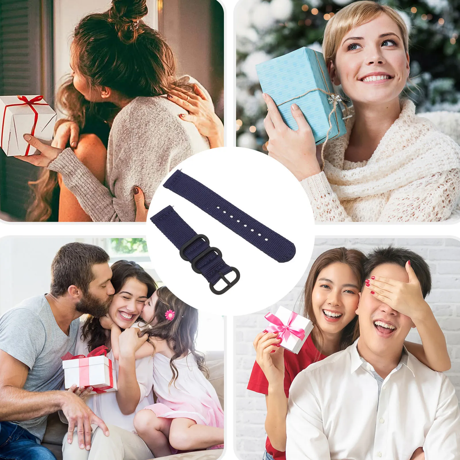 

Nylon Watch Band Premium Material Soft Skin Friendly Not Easy Break Fade Quick Release Replacement Wristband Perfect for Various