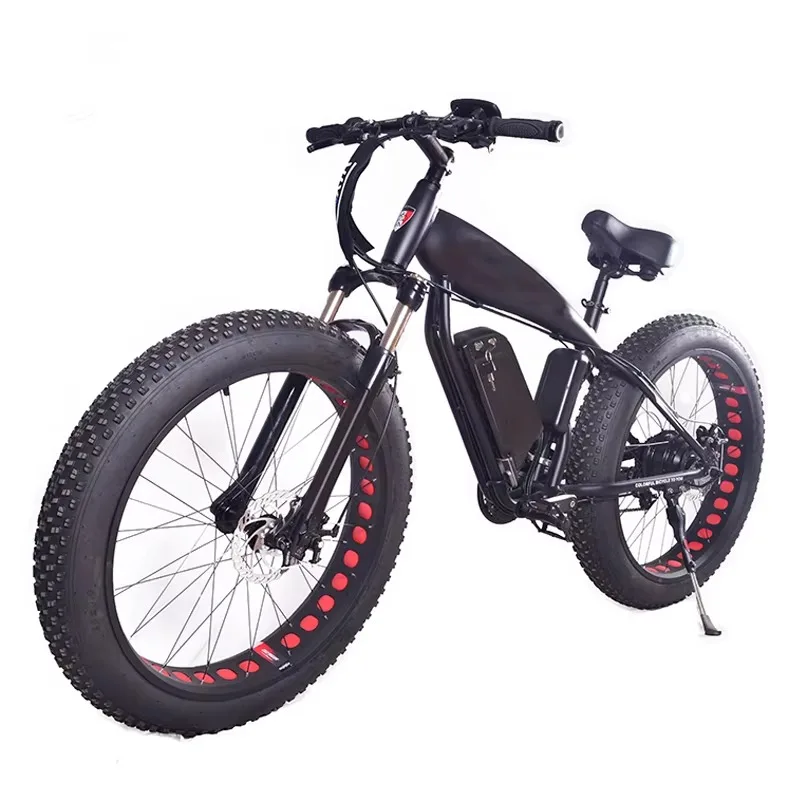 BR Customization XD53-3 350W 36V10AH 7-speed 26 4.0 Fat Tire Lithium Battery Mountain Electric Bicycle