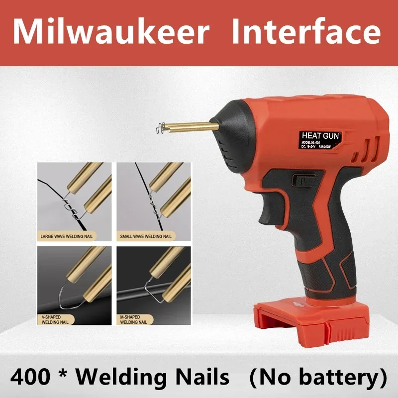 Plastics Welding Machine Car Panel Crack Repairs Kit Thermal Cutting Hot Stapler Repairing Tool Set for MAKITA DEWALT Interface