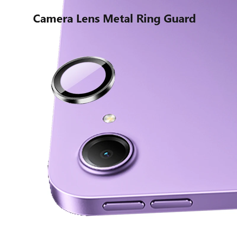1 Pacote = 1 Anel Protetor de Lente de Câmera Ultra Transparente para Xiaomi Redmi K Pad KPad 2 KPad2, com Anel de Metal e Película de Vidro Temperado