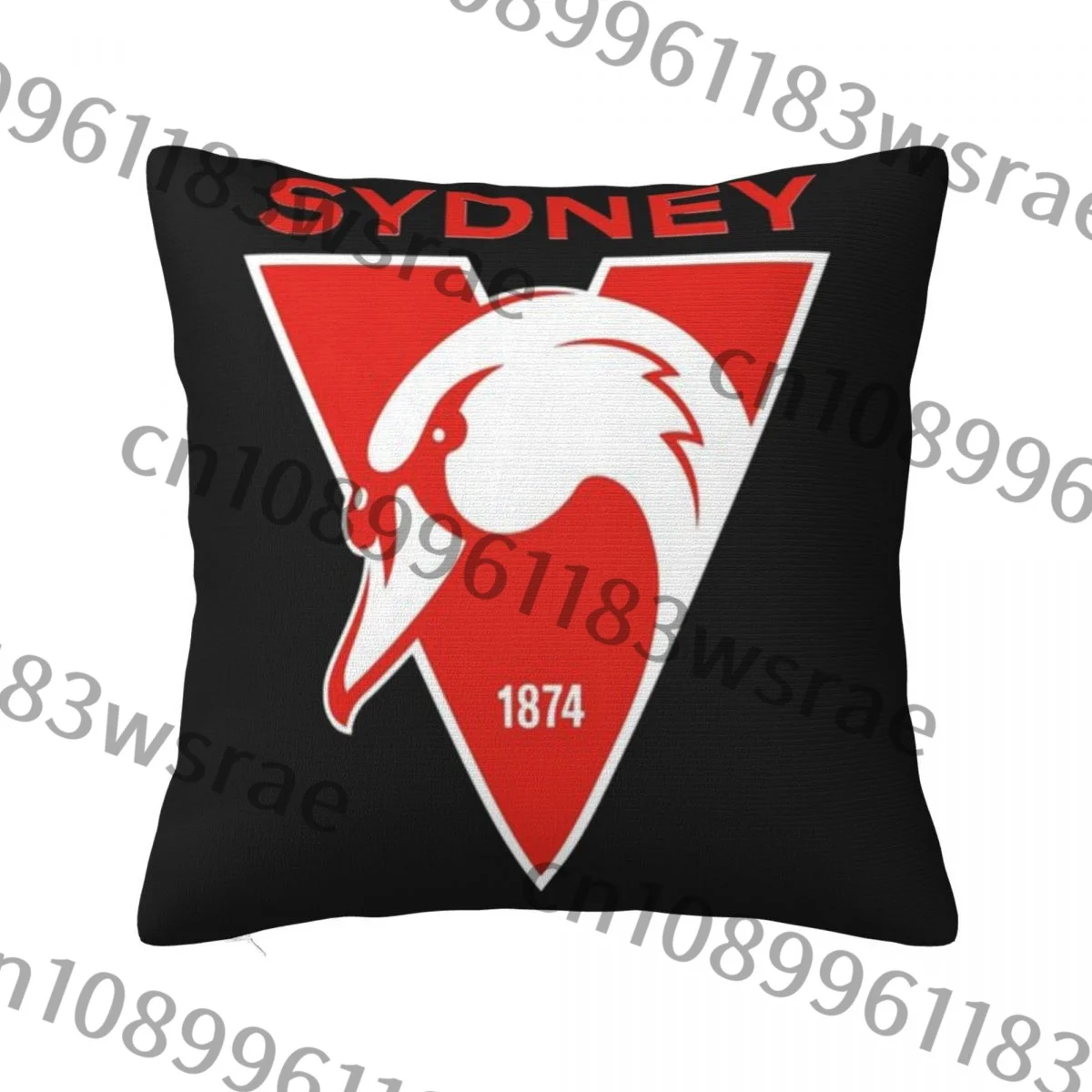 Классическая футболка Sydney The Bloods Swans Haughty Swannies-Logos, наволочка