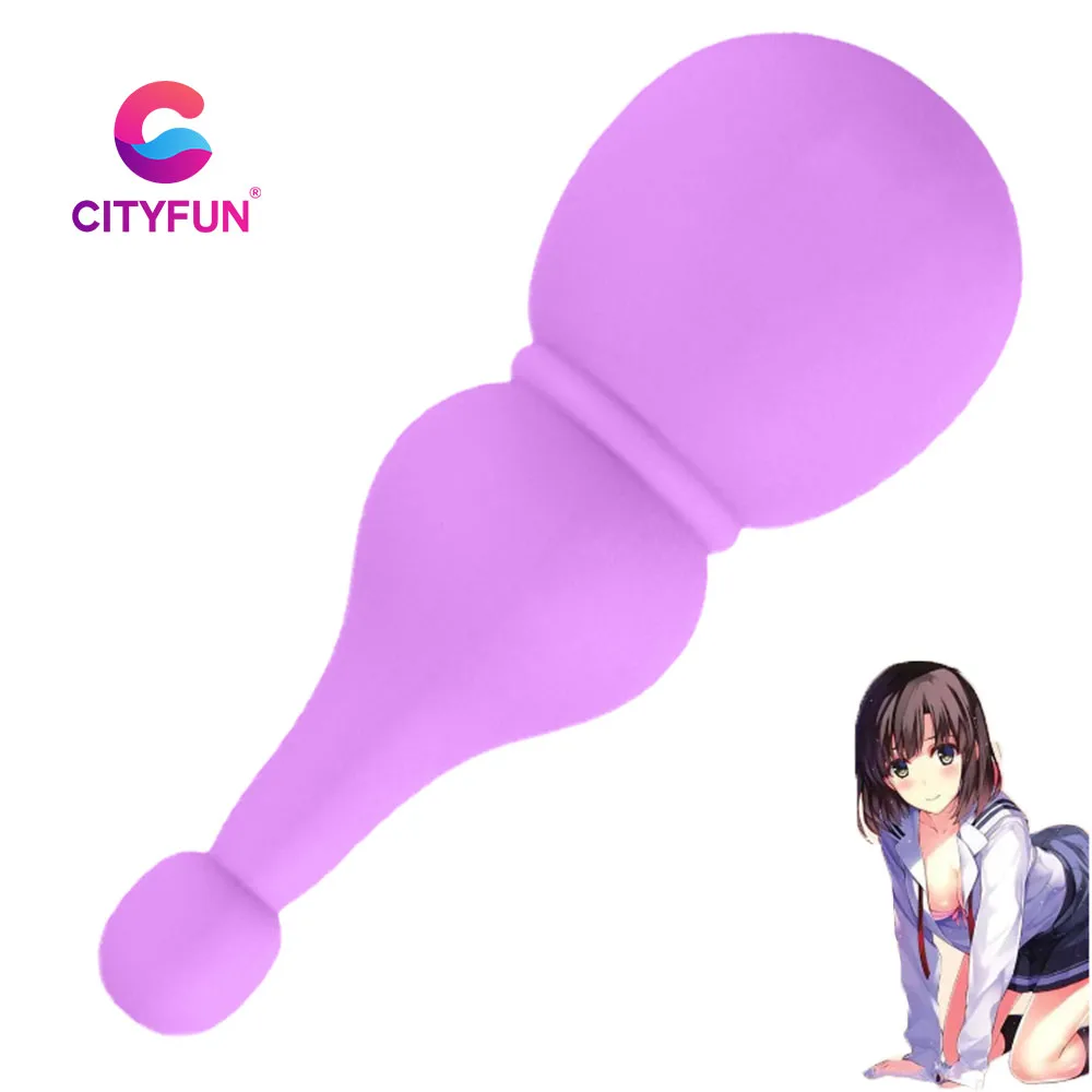 

CITYFUN Liquid Silicone Butt Anal Plug Dildo G-Spot Stimulation Vaginal Masturbators Sex Toys Women Extreme Bdsm Gay 18+