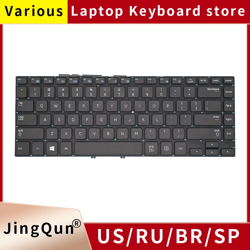 

RU New laptop keyboard FOR Samsung NP355V4C 355V4X 3445VX 355V4X 350V4C 3445VC 3440ec 355V4C 350E4C NP350V4C Black Russian