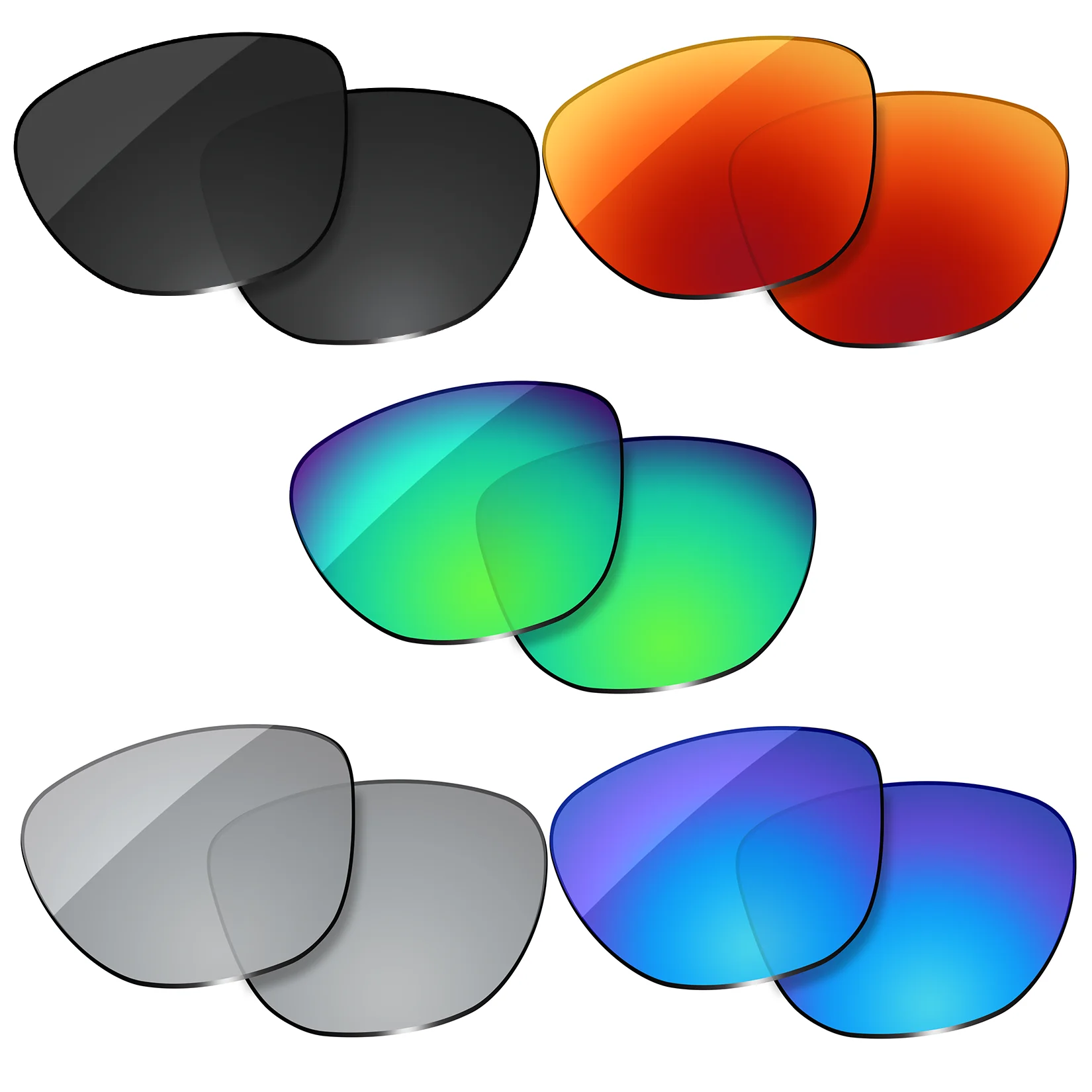 

OOWLIT Polarized Replacement Lenses for Oakley Forehand OO9179 Sunglasses
