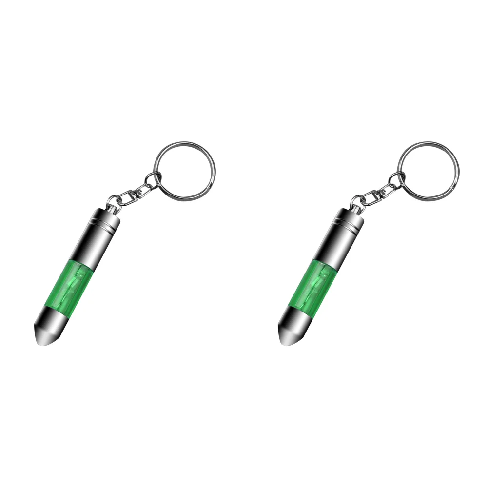 Anti-Static Keychain Portable Static Discharge Rod for Human Body (Green)