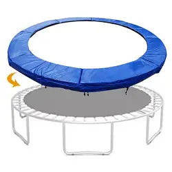 Imbottitura per trampolino Tappetino di ricambio Cornici per trampolino Copertura a molla di sicurezza per accessori per trampolino rotondi resistenti all'acqua