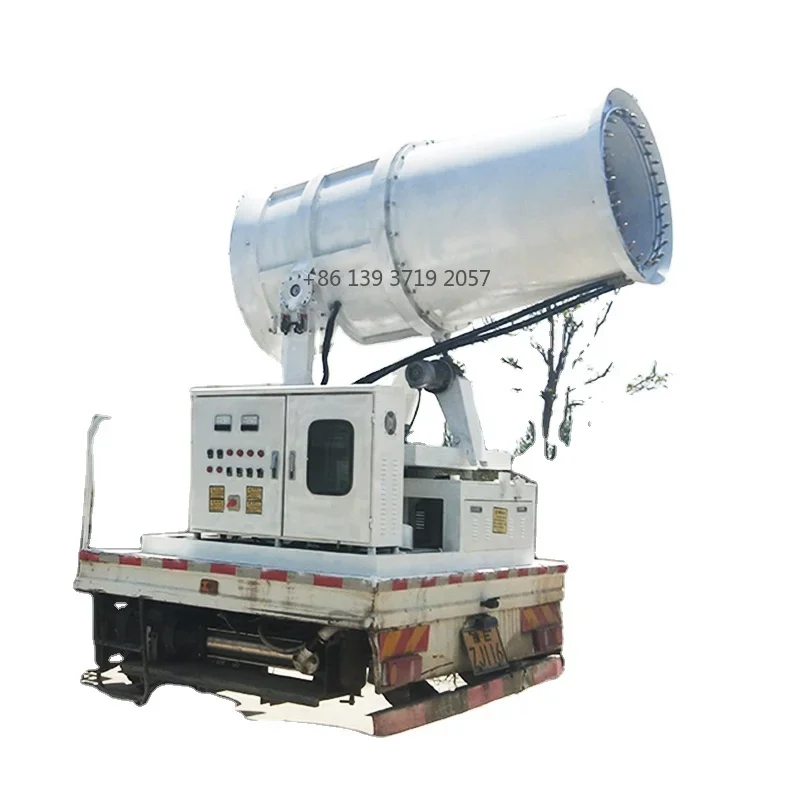 Evaporation Water Cooling Machine Dust Suppression System Bright Luster Fog Cannon