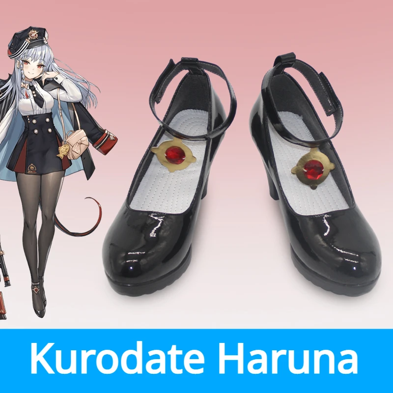 

Обувь для косплея Kurodate Haruna, голубая архивная игра, изготовленные на заказ ботинки, Хэллоуин, вечерние Prop, косплей, костюм, аксессуар для ролевых игр