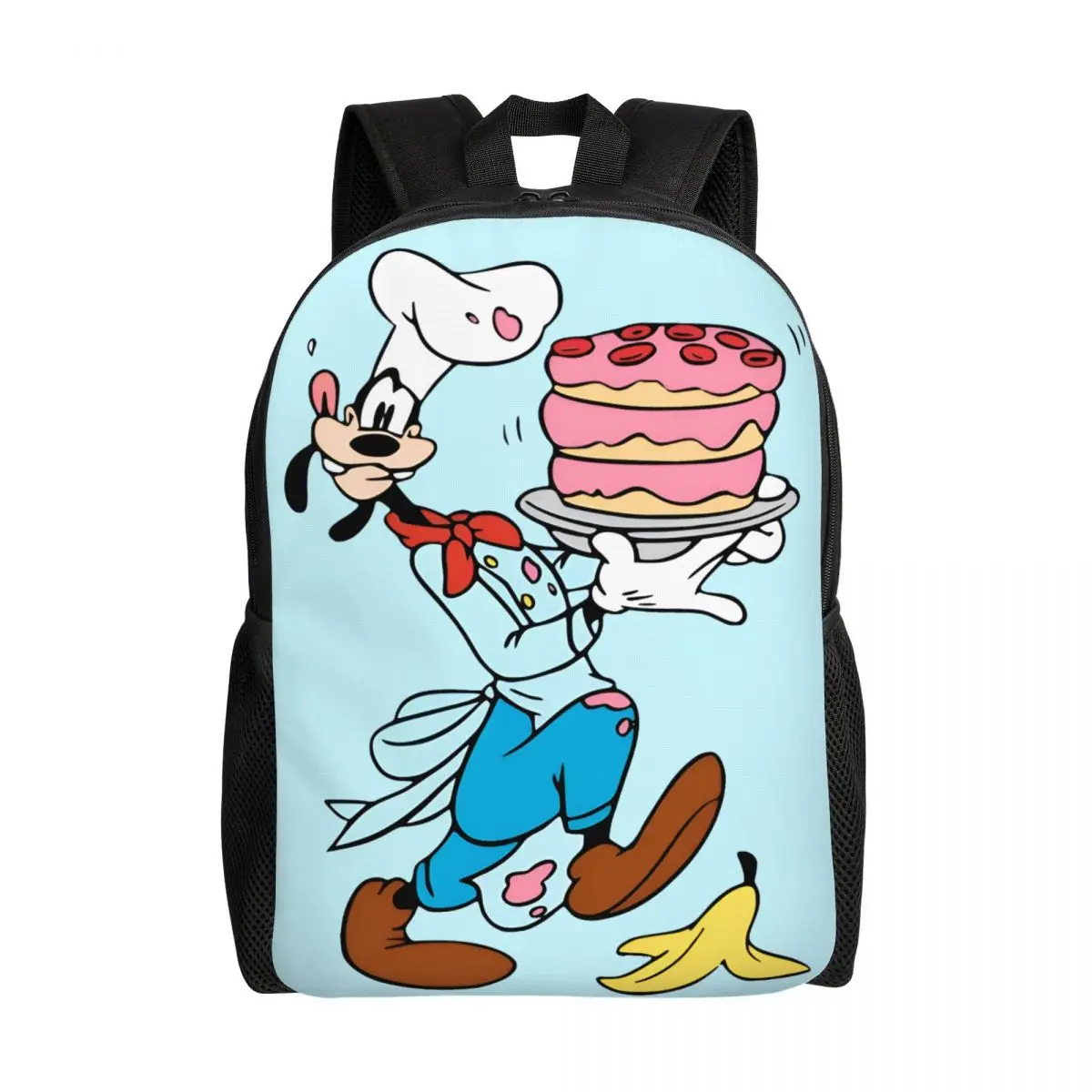 

G-Goofy Goof Travel Backpack Men Women School Computer Bookbag Anime Cartoon College Student Daypack Bags