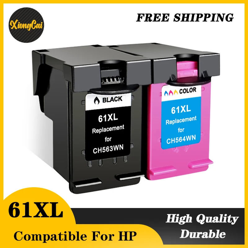 HP61XL Compatible Ink Cartridge For HP61 61 XL For HP61XL for Envy 5530 Deskjet 2540 1050 2050 2510 3050 3054 3000 1000 Printer