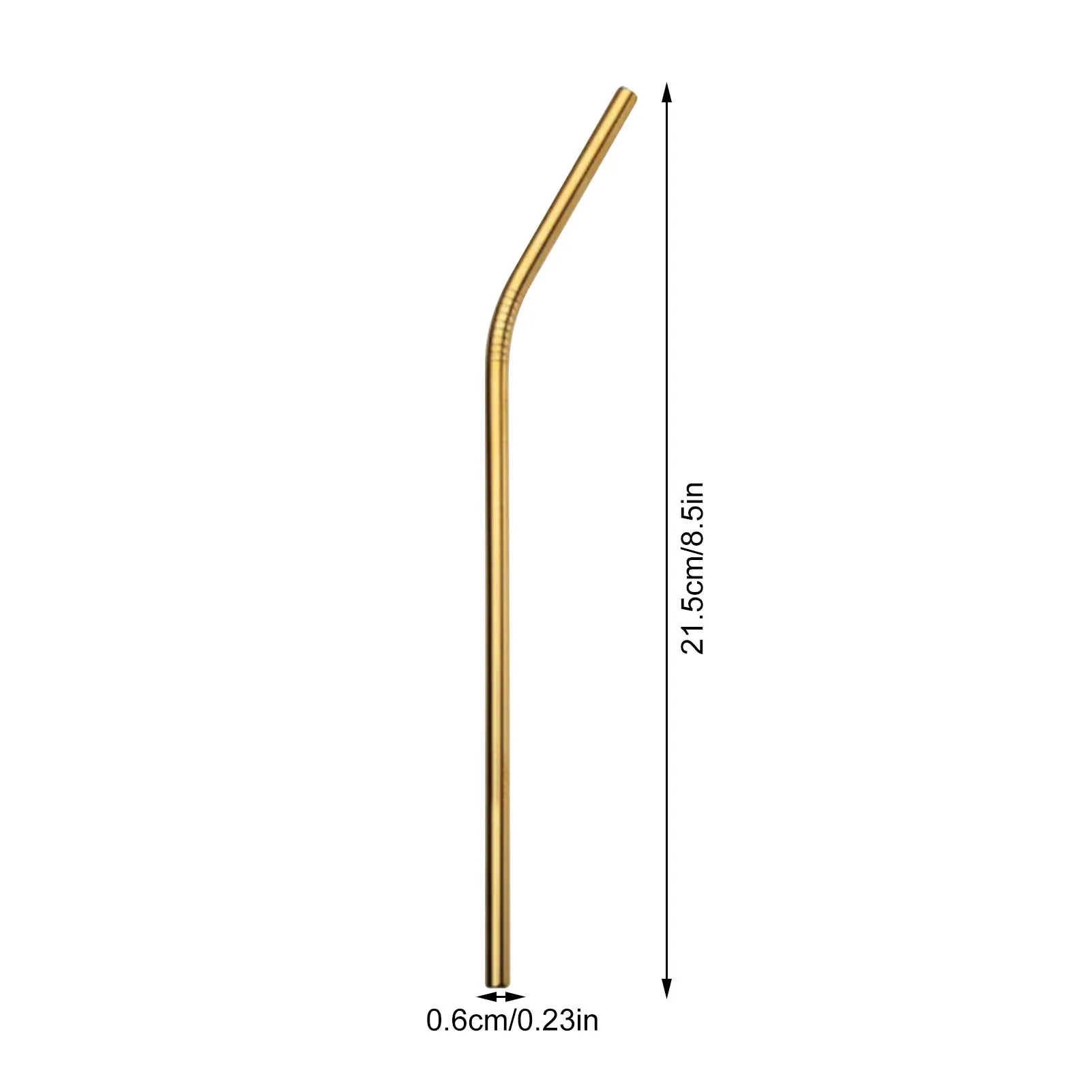 Có Thể Tái Sử Dụng Có Ống Hút Cho 20Oz Tumbler Inox Ống Hút Đông Lạnh Đồ Uống Xoài Sữa Lắc Kim Loại Dài Có Ống Hút Cho Trẻ Em 8.5Inch 6Mm 5