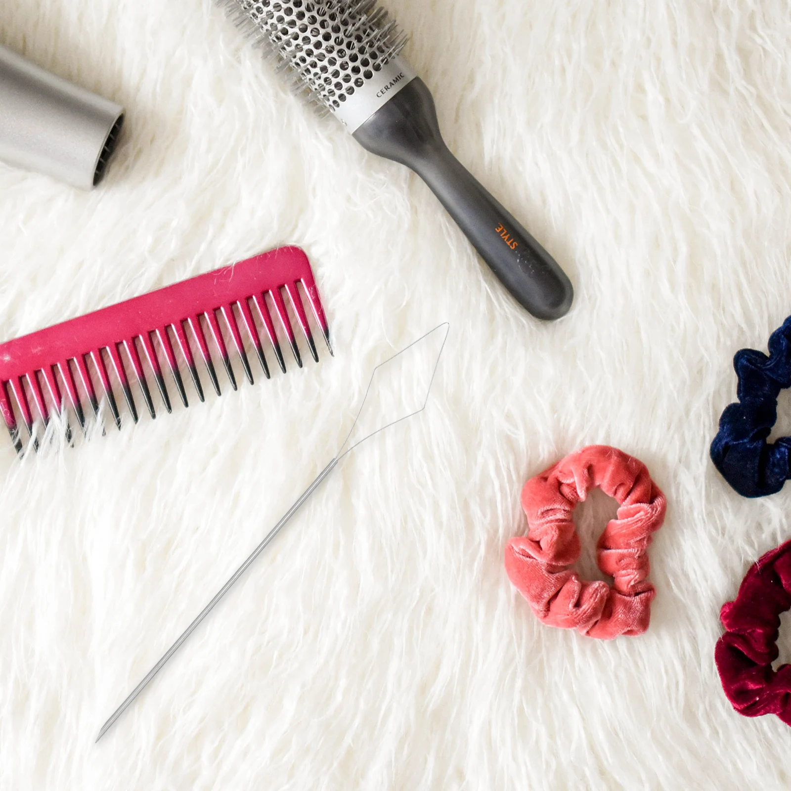 3pcs Hair Needles Weaving Dreadlock Tools Ventilating Needle Interlocking Tool Interlocking Extensions