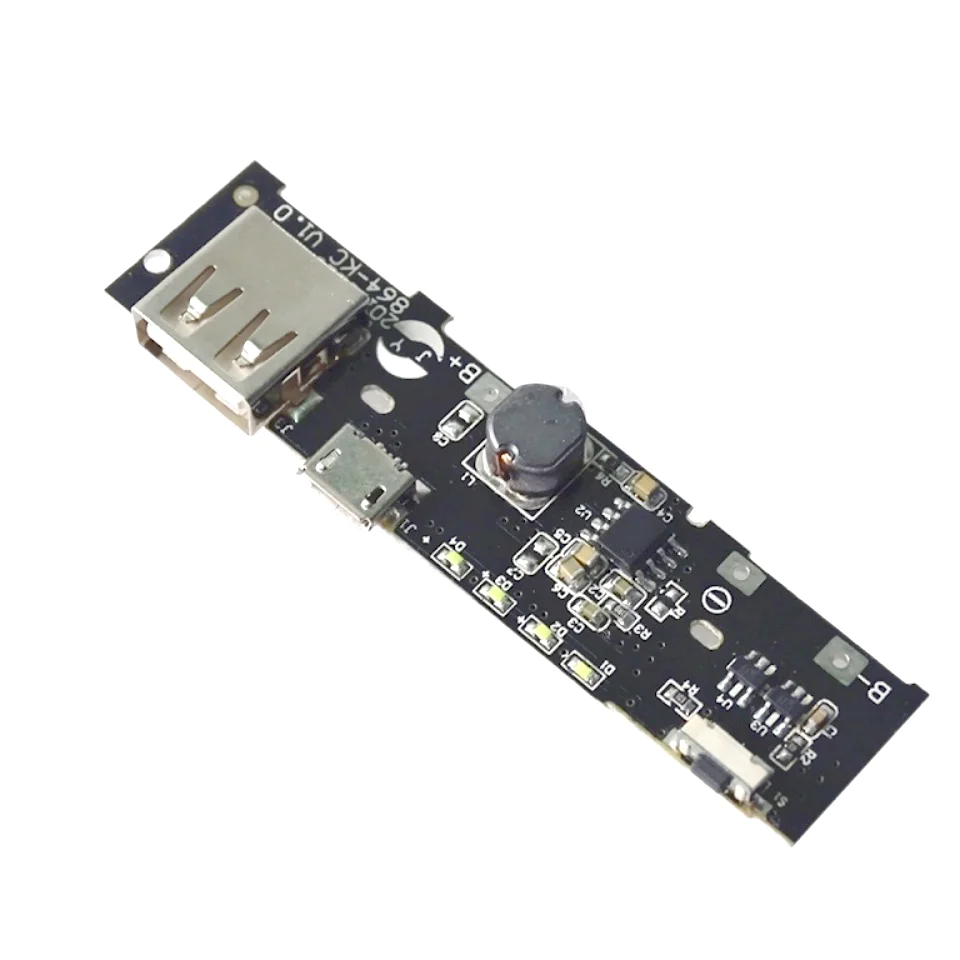 5V 2.1A/5V1A Power Bank Charger Charge Module Charging Circuit Board PCB Step Up Boost Power Module DIY 18650 Battery