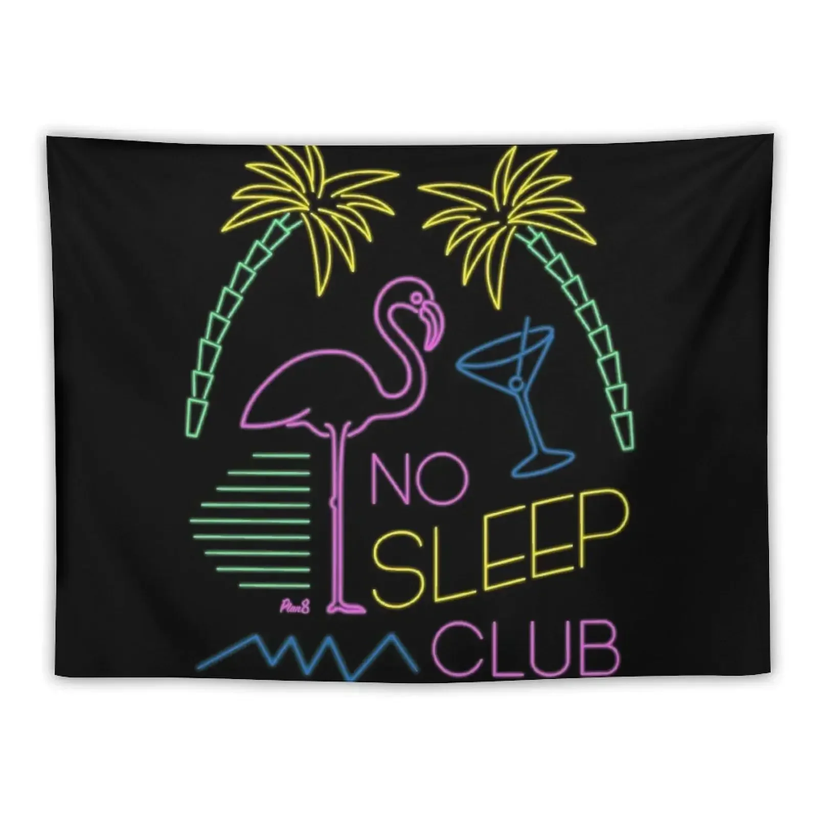 

No Sleep Club Tapestry Home Decorations Aesthetic Home Decoration Accessories Wall Decorations Tapestry