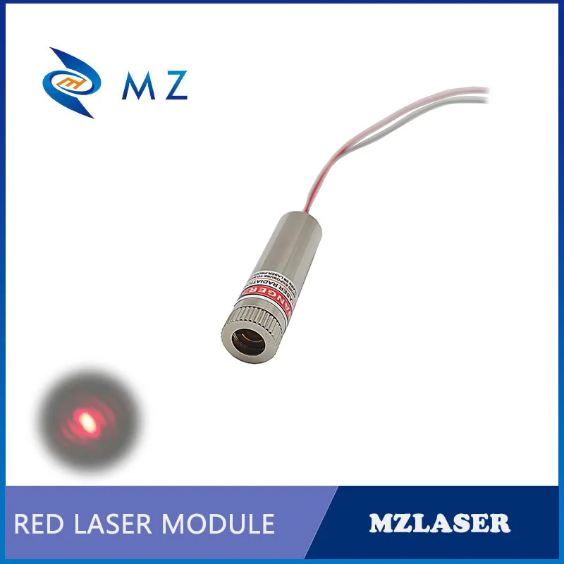 Standard Focusable D12mm 650nm 5mw PMMA Lens Red Dot Industrial APC Driven Laser Module