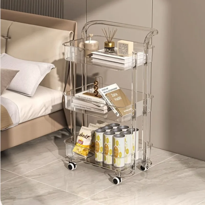 

Auxiliary Cart Eyelash Organizer Spa Equipment Car Beauty Salon Manicure Support Rolling Wheels Storage Roulette Trolley Mobile