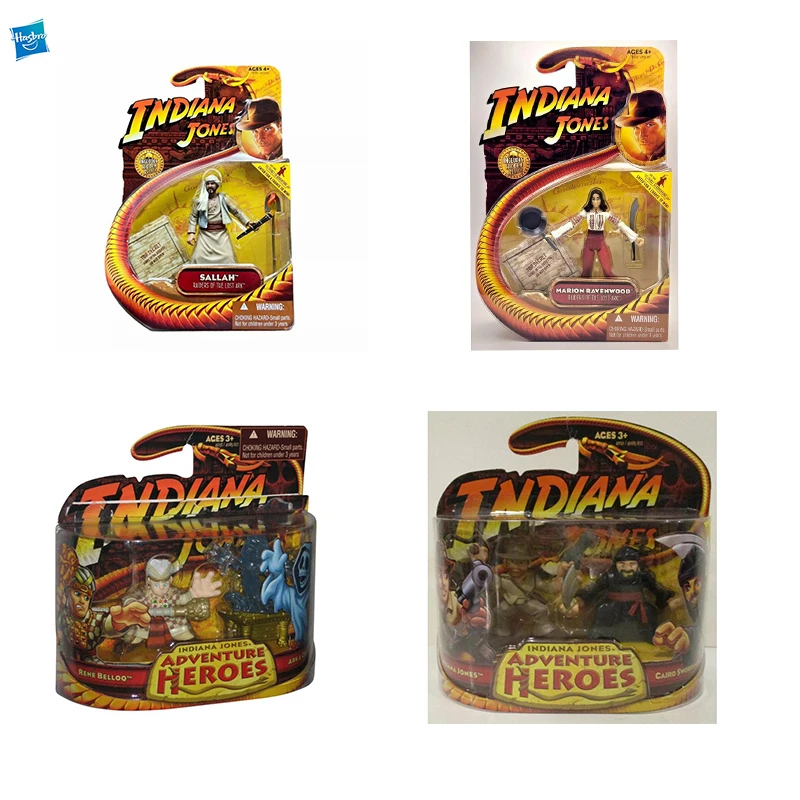 Hasbro Indiana Jones héroes de aventura con figura de acción Marion Ravenwood con reliquias ocultas Raiders figura Set 2008 NUEVOS juguetes