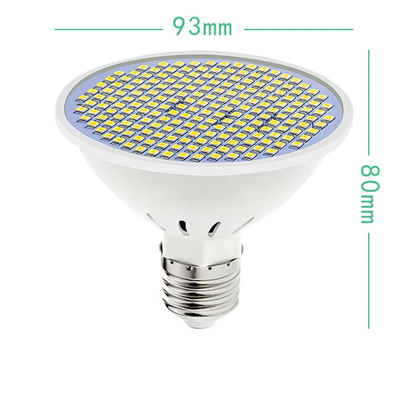 Led E27 高輝度集中放熱電球 126 ビーズ黄色植物補助照明省エネランプ B1