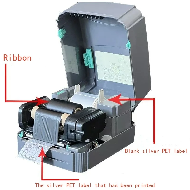 شريط راتينج، مقاوم للماء 40-110 مم، ملصق مجوهرات للحيوانات الأليفة/شريط نقل ملصق فضي غير لامع، شفاف مقاوم للخدش