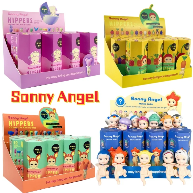 Hot Sale Sonny Angel Animals Dreaming Marine Series Blind Box Jupiter Hippers Cupido Kewpie Doll PVC Figure Gift for Christmas