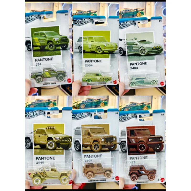 Hot Wheels Pantone Series Diecast Alloy Car Model - Land Rover Defender Ford Bronco Offroad Collectible Adult Toy JKY47 - view 5
