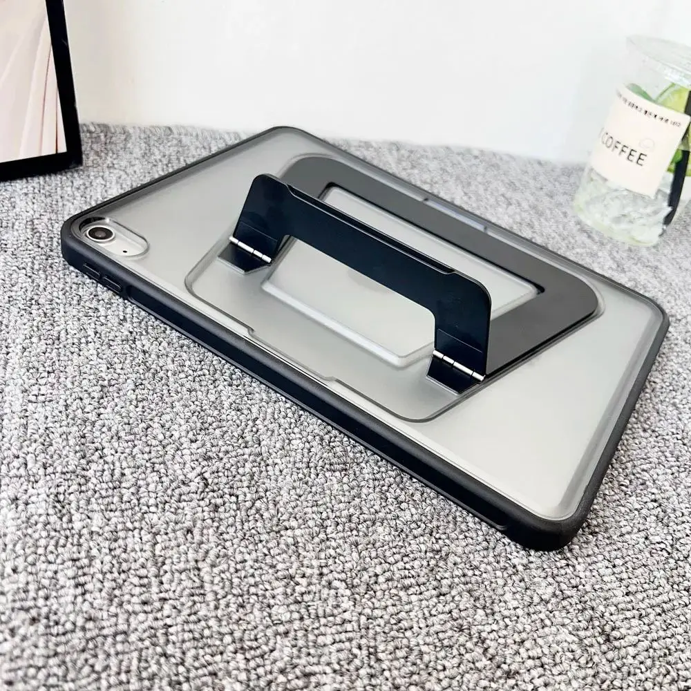 PC Pen Slot Case for 2026 New IPad A16 Pro M5 Air 11 11th 12 th Gen Air 8 7 6 5 4 10.2 10th Mini 7 6 Metal Folding Bracket Cover