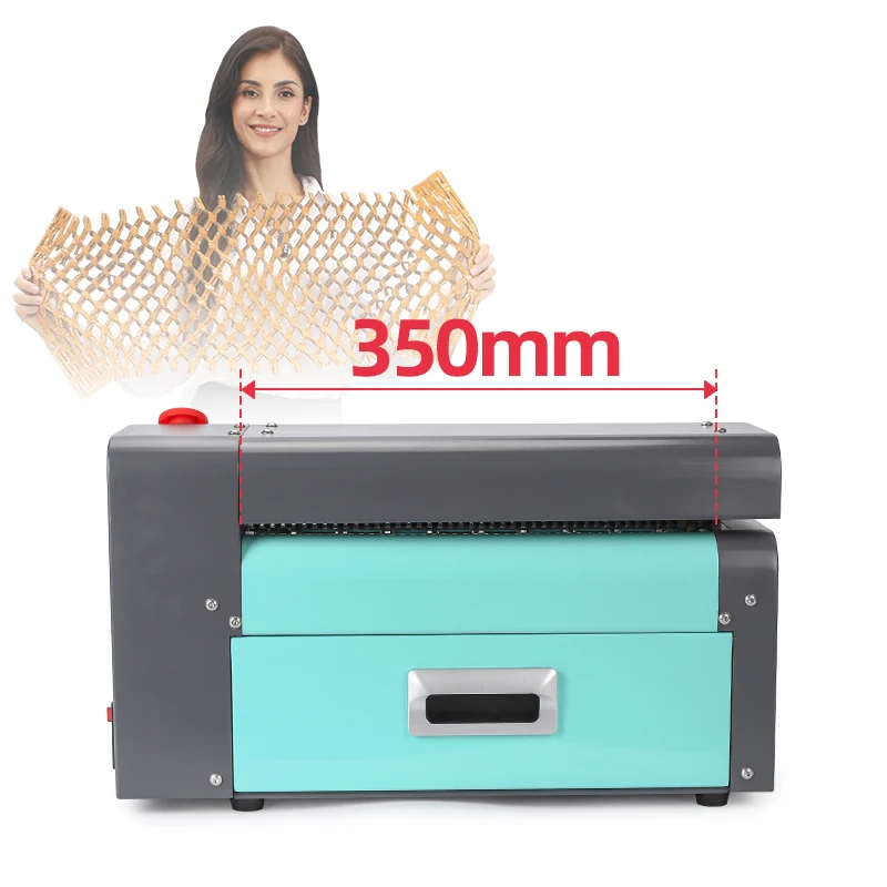 350mm Shredder Carton Cutting Machine Box Cutting Small Size Desktop Cardboard Shredder Kraft Paper Expanding Pad Shredder