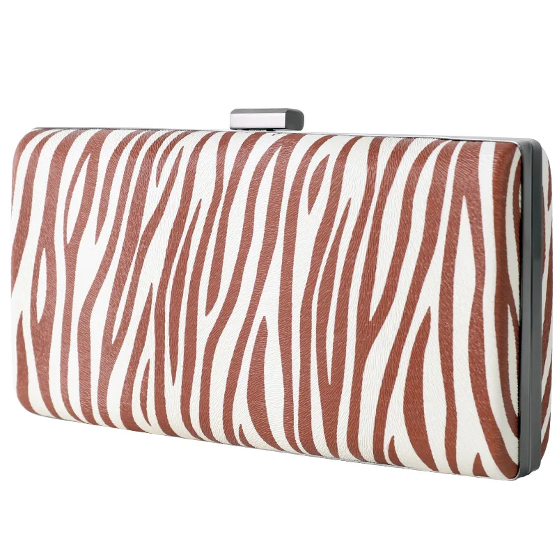 Sac de soirée Zebra Strihear, sac de soirée, pochette en PU, sélection stricte, commerce extérieur, mode européenne et américaine, JOForeign