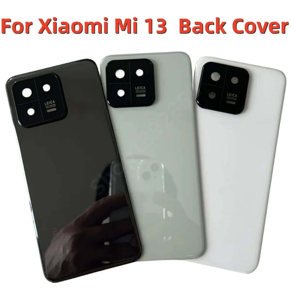 New For Xiaomi Mi 13 Battery Back Cover Door For Xiaomi 13 Tempered Glass Phone Housing Case Replacement