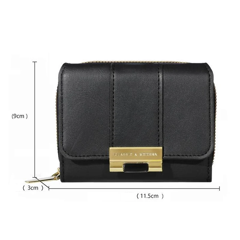 Bolsa tripla multifuncional para mulheres, bolsa monocromática multi slot, elegante, nova