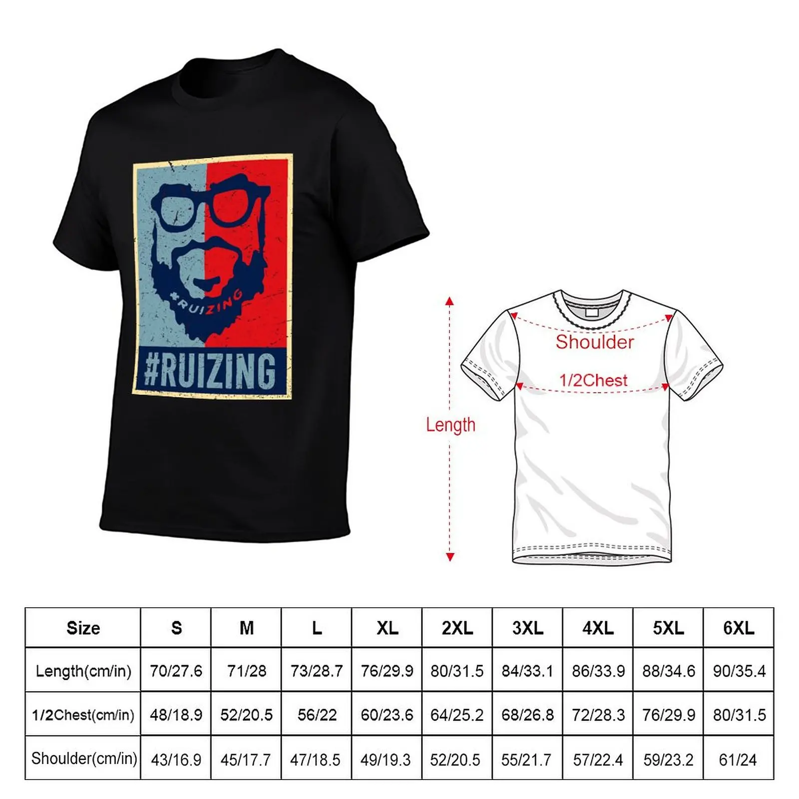 Ruizing Carl Ruiz T-Shirt Durable Work Wear T-Shirt