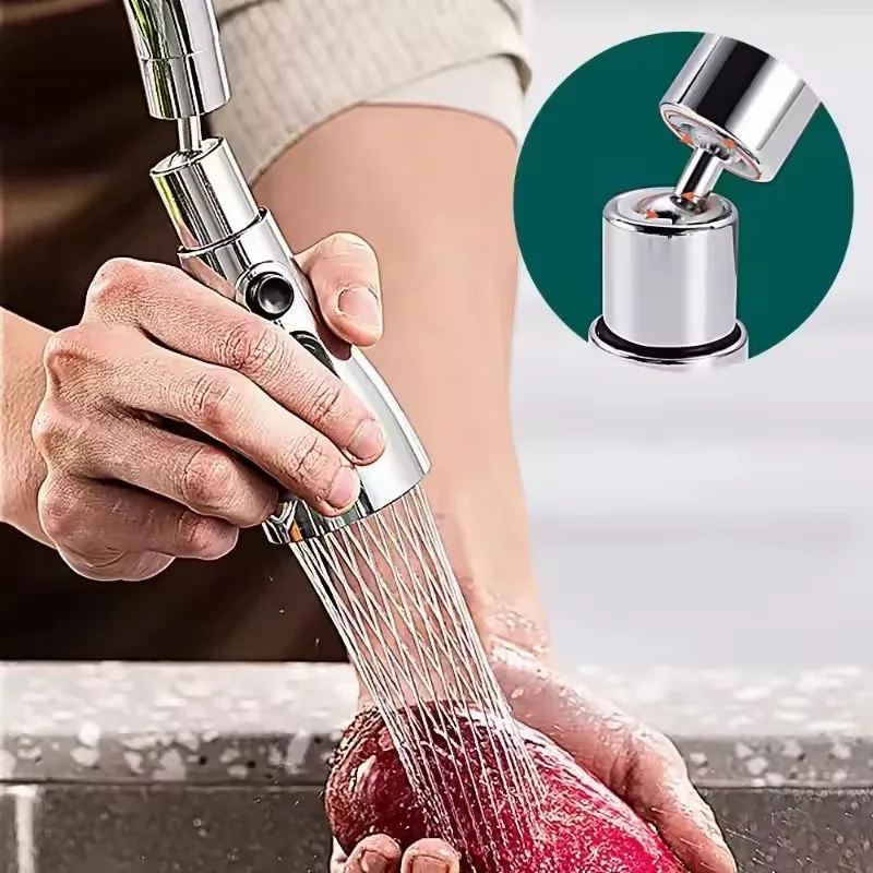 العالمي 3 وضع صنبور المطبخ محول مهوية دش رئيس الضغط المنزل توفير المياه الفوار سبلاش صنبور مرشح فوهة موصل