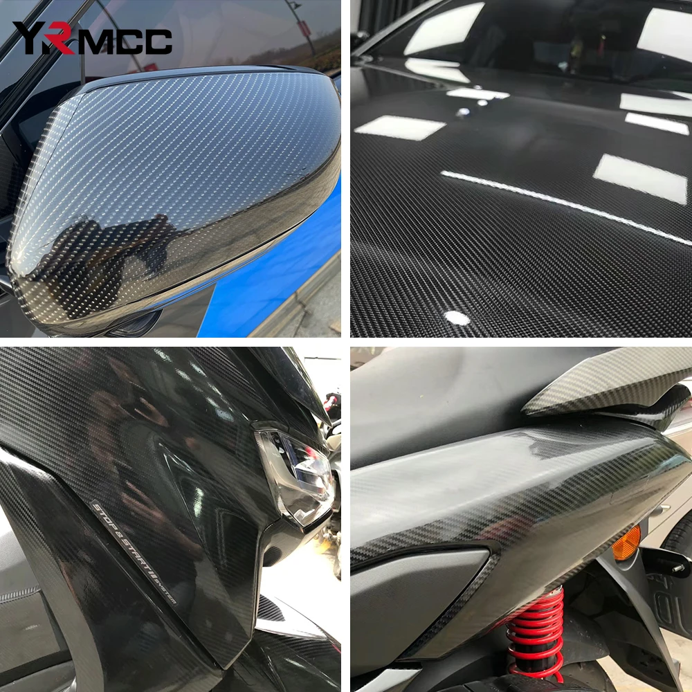 3D 4D 5D 6D 9D Carbon Fiber Vinyl Car Film Self Adhesive Protection Sticker for Auto Hood Motorcycle Body DIY Decal Accessories