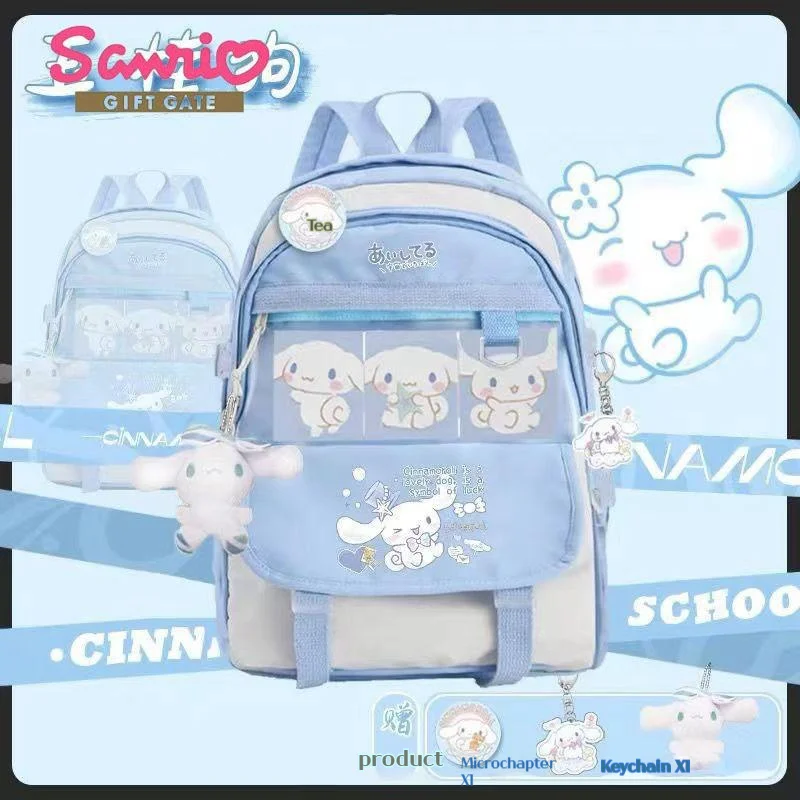 

Sanrio Select Cinnamoroll Schoolbag College Students Junior High School Large Capacity Cartoon Primary Backpack Kawaii Cute