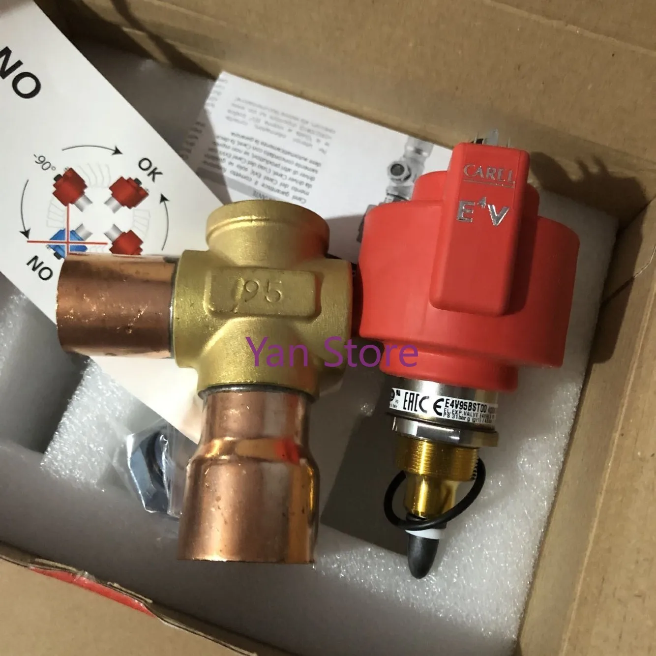 電子膨張弁/CAREL E4V 膨張弁/E4V95AST00/E4V95BST00