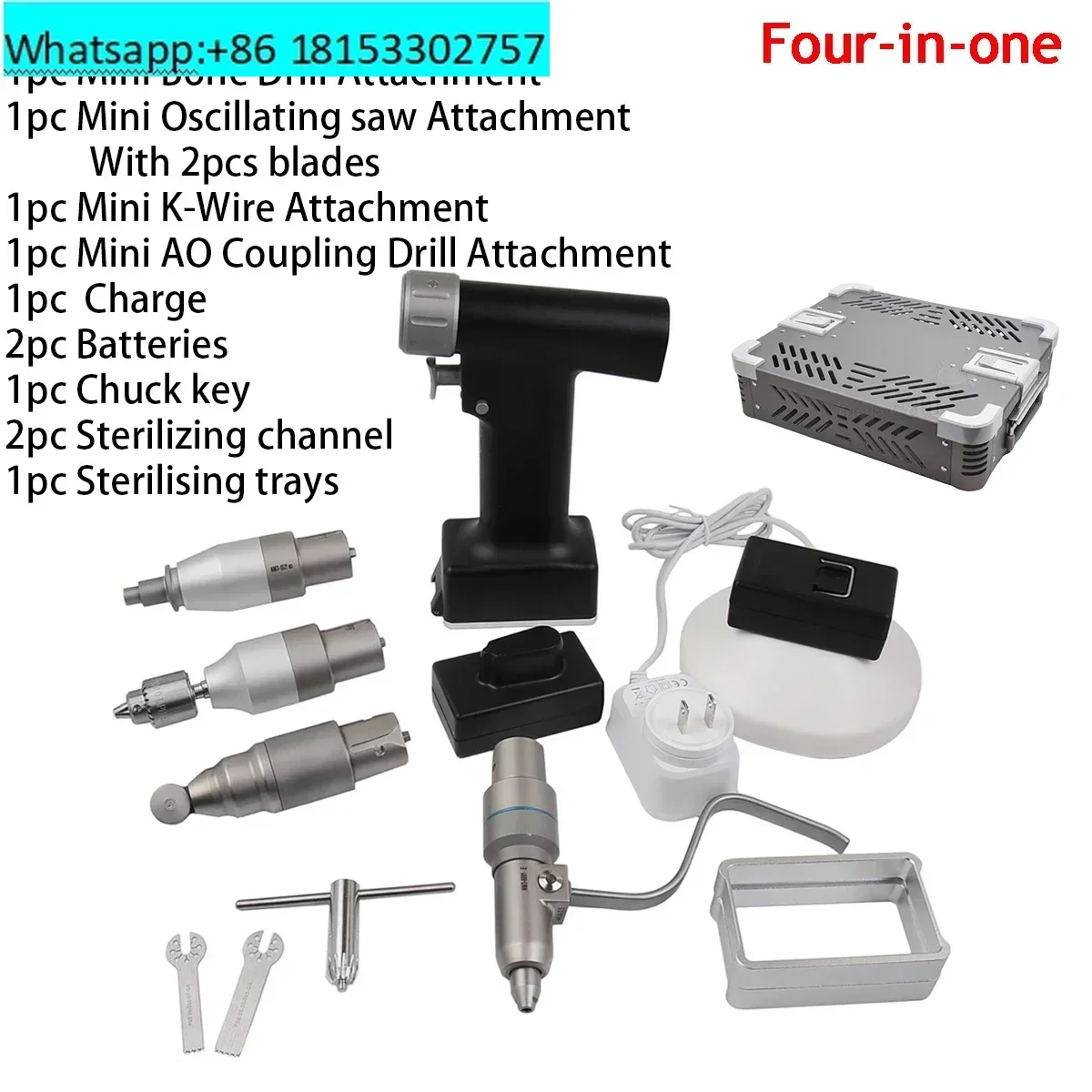 Multifunctional Bone Drill and Saw for Precise Surgery Veterinary Orthopedic Surgical Power Tool