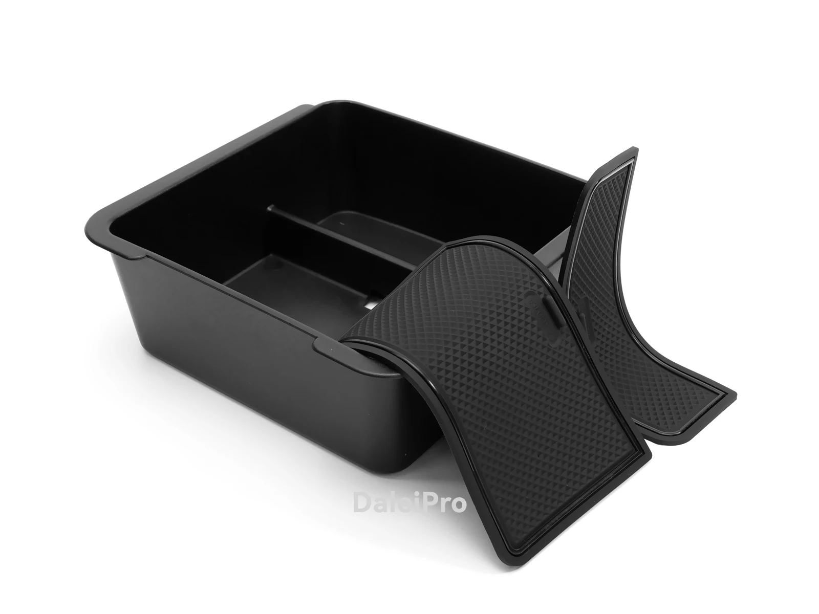 Für Mitsubishi Outlander 2022 2023 2024 2025 2026 Armlehnen-Organizer: Versteckter Aufbewahrungsbehälter mit oberer Ablage und weichem Silikonpolster – Detail 6