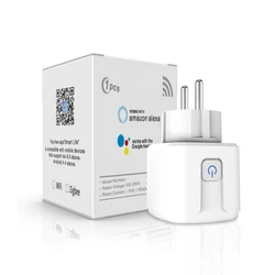 SIXWGH EU wifi Smart Plug presa presa Monitor funzione di temporizzazione Tuya Smartlife Alexa Google Home presa elettrica per il controllo vocale